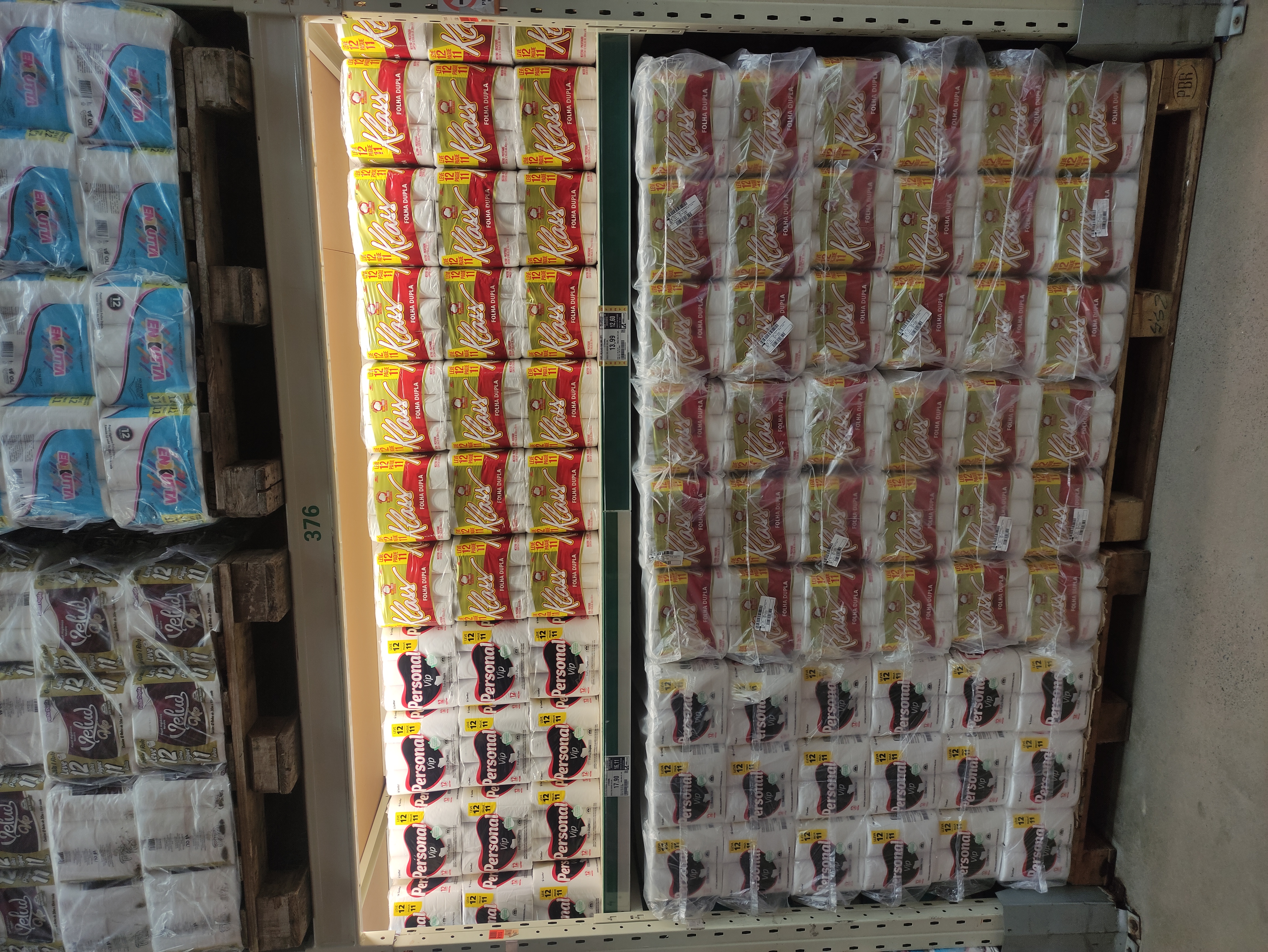 imagem do abastecimento do papel higiênico da softys